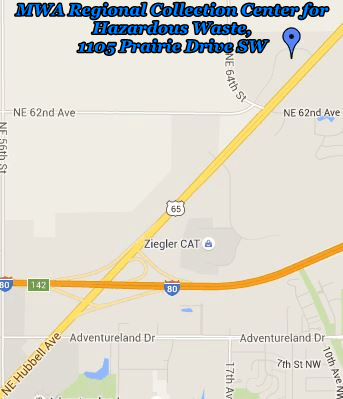 Hazardous Waste Facility Bondurant MAP