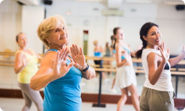 Women of Different Ages Dancing Together