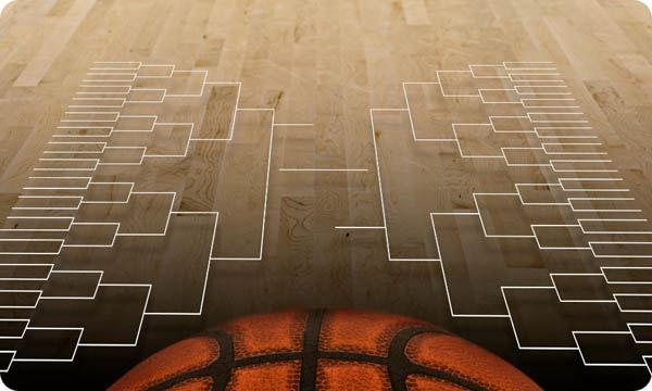 Basketball Tournament bracket graphic
